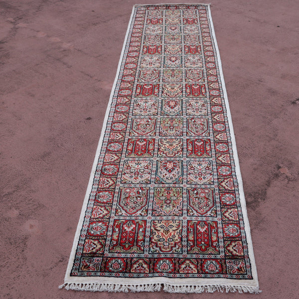 Persian Design Runner, Jammu Kashmir Runner, Indian Rug