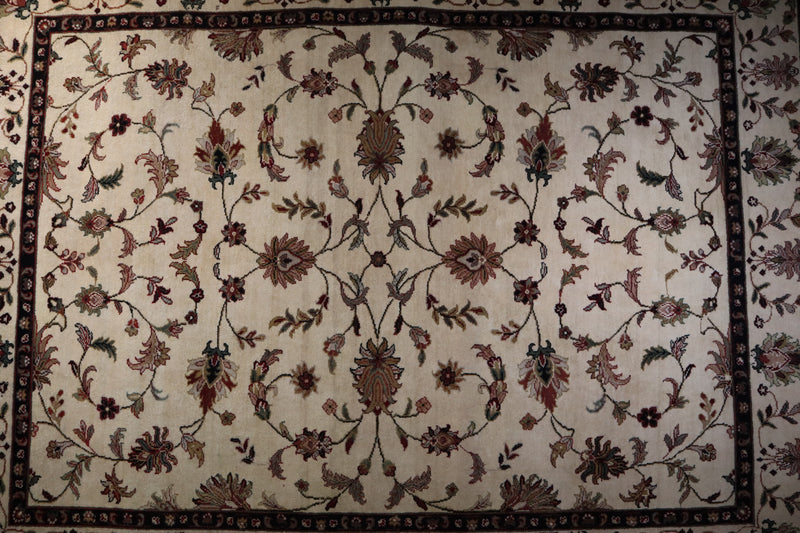 Ivory Rug, Oushak Rug, Traditional Rug