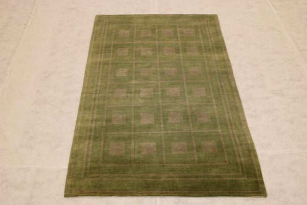 Floral Rugs, Indian Hand knotted Rugs, Green Rugs