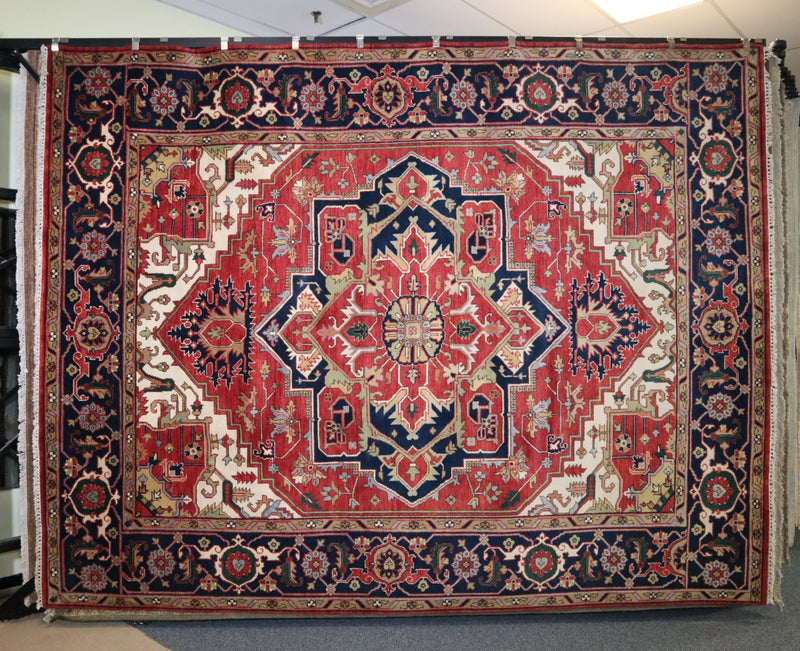 Serapi Rug, Colorful Area Rug, Oriental Rug, 9x12 Rugs