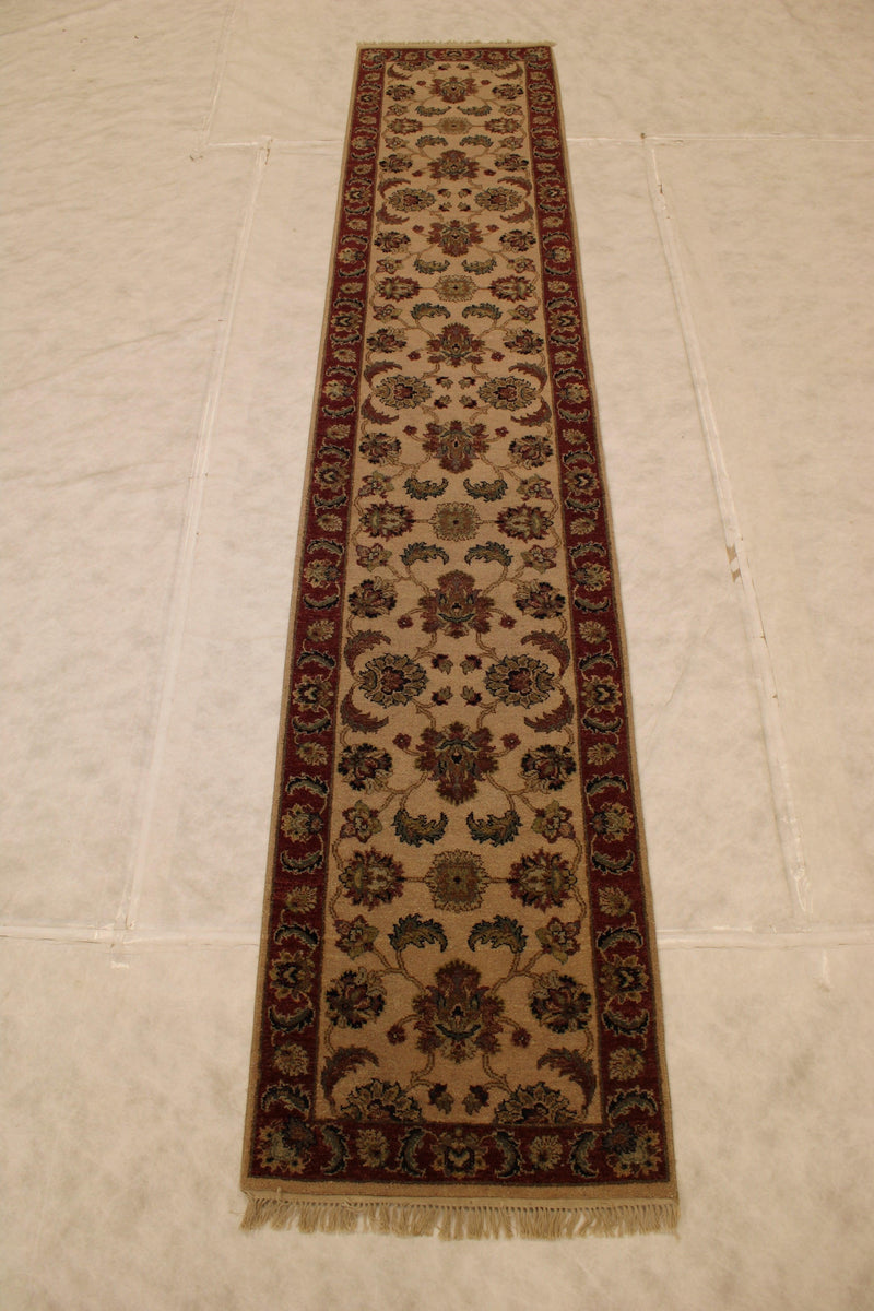 2x13 Indian Hand Knotted Wool Rugs