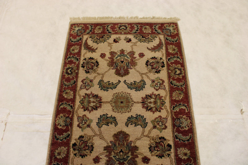 2'7" x 13'5" Indian Hand Knotted Runner