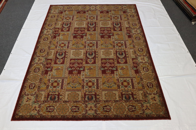 Traditional Rug, Colorful Area Rug, Hand Knotted Indian Rug