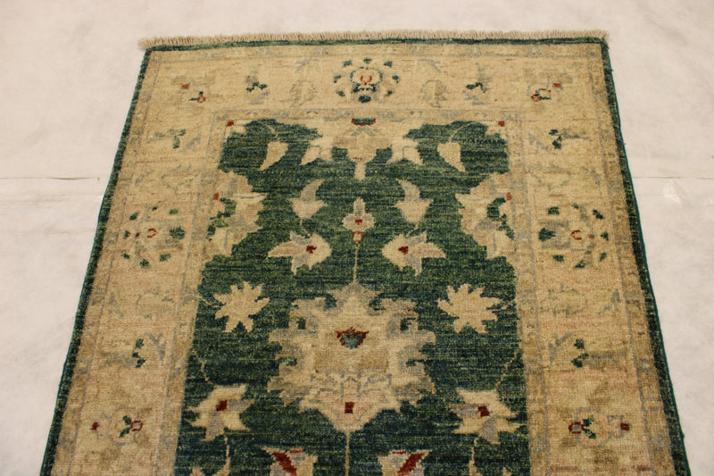 2'9" x 11'8" Oushak Hand Knotted Runner