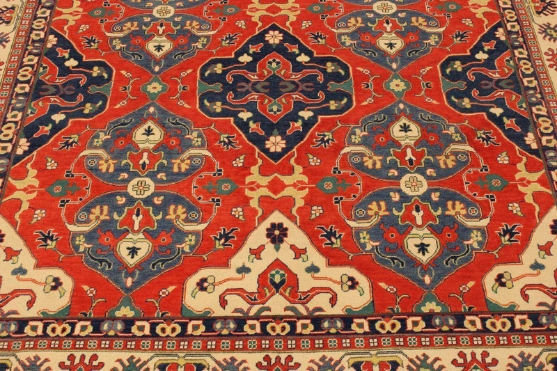 Kazak Rug, Colorful Rugs, Tribal Rugs, What Size Rug For Living Room, Afghan Rug