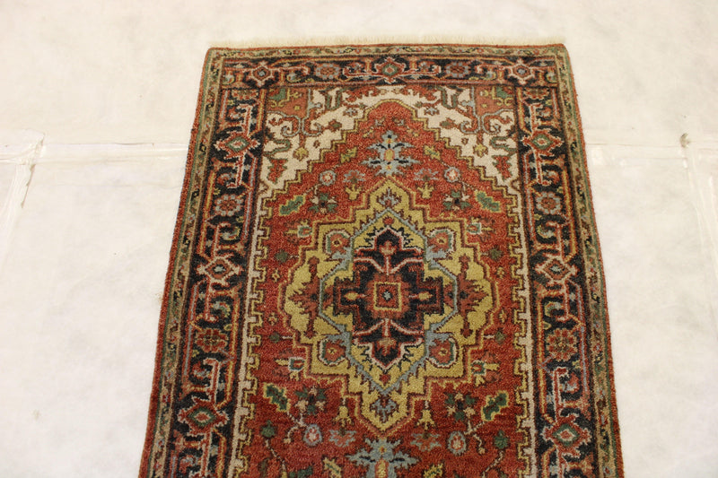 2'7" x 12'1" Serapi Oriental Runner Rug