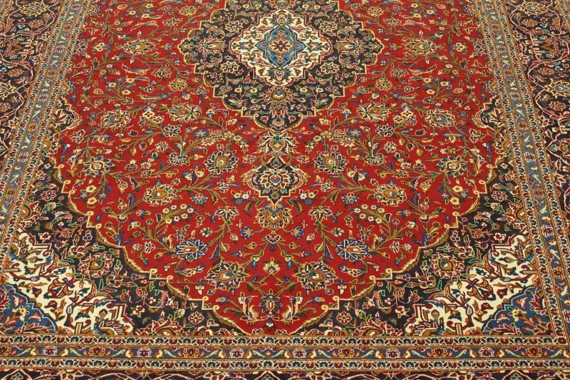 Kashan Rug, Persian Rug Designs, Semi Antique Rug, Area Rug Sizes 