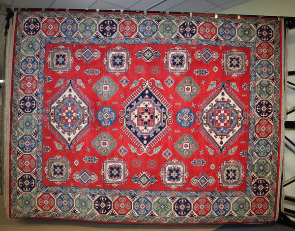 Colorful Area Rug, Afghan Kazak Rug, living spaces rugs