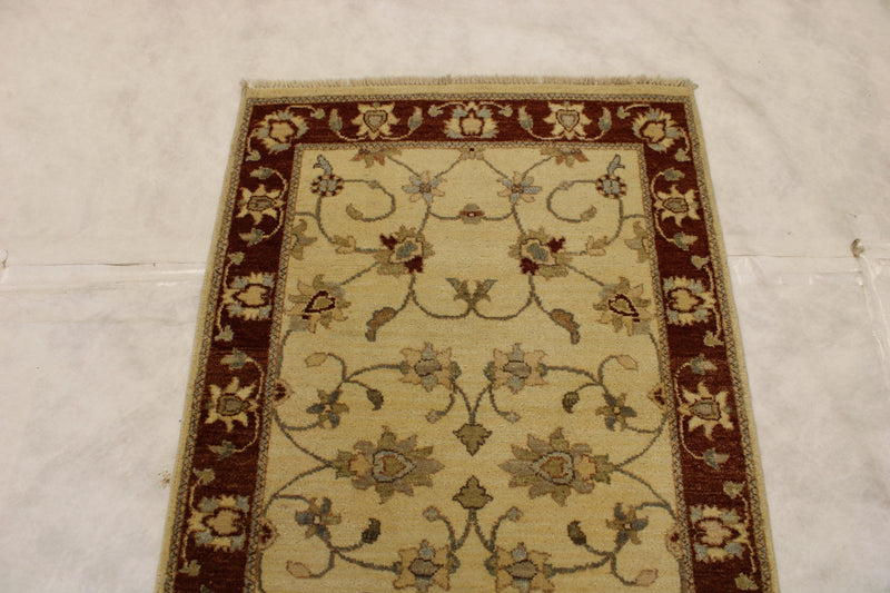 2'6" x 11'3" Oushak Hand Knotted Runner