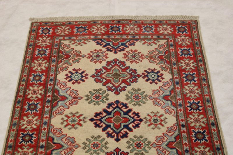 Kazak Rug, Afghan Rug, 3x4 Rug, Dining Room Rug Size, entry rugs for hardwood floors, Hand Knotted Wool Rugs