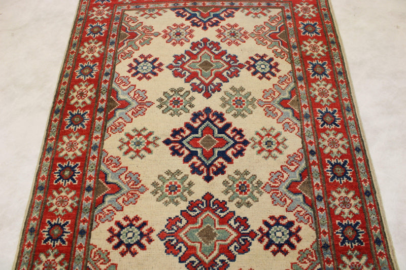 Kazak Rug, Afghan Rug, 3x4 Rug, Dining Room Rug Size, entry rugs for hardwood floors, Hand Knotted Wool Rugs