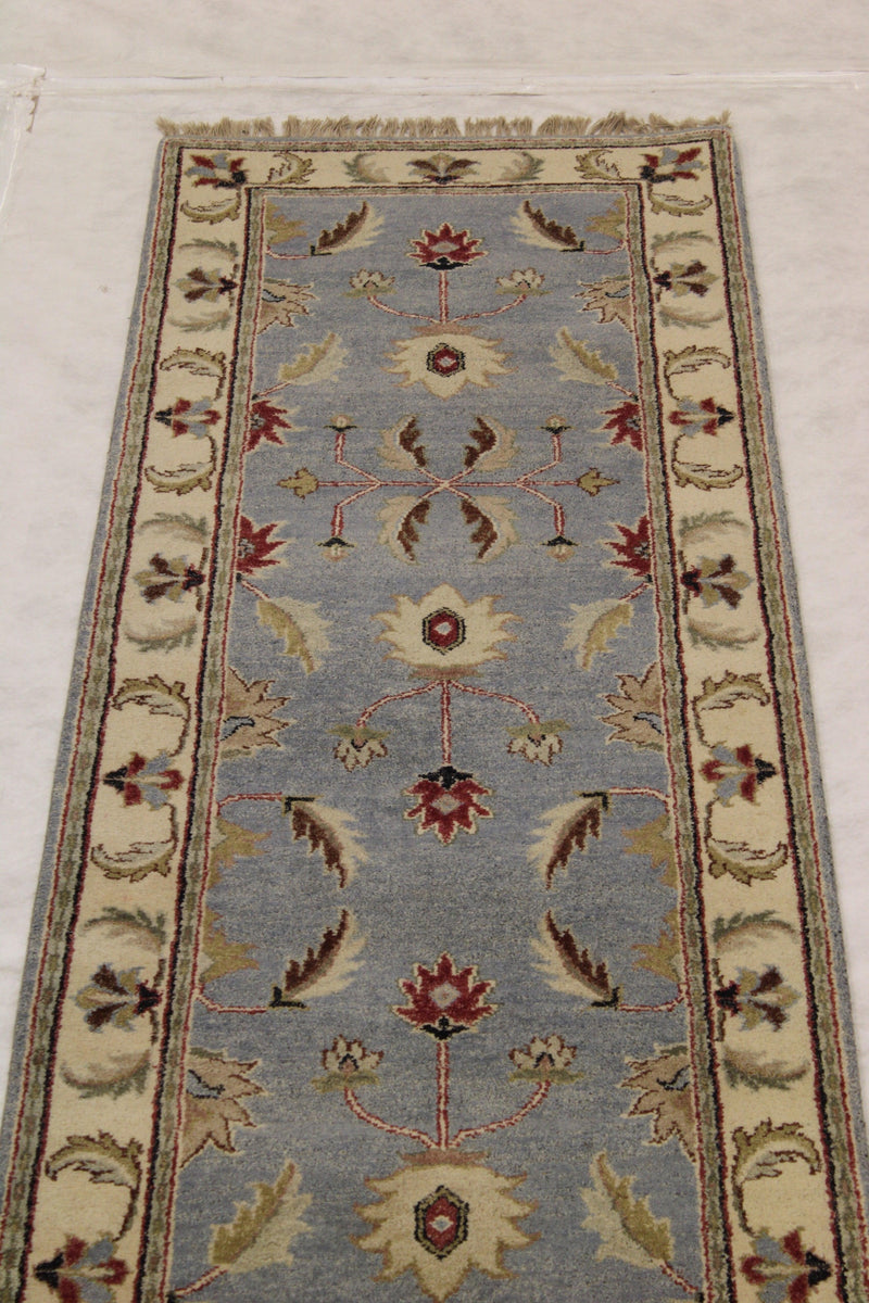 2'7" x 10'0" Indian Hand Knotted Runner