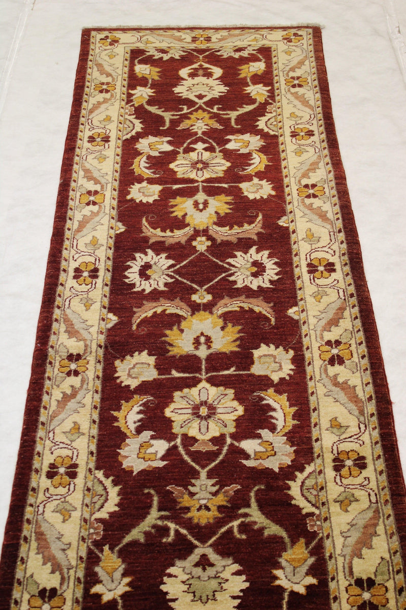 2'10" x 9'5" Tribal Hand Knotted Runner