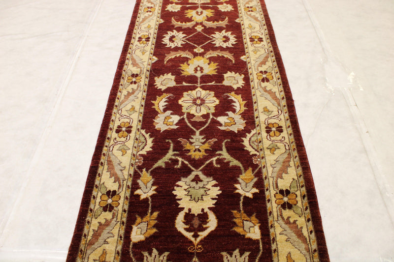 2'10" x 9'5" Tribal Hand Knotted Runner