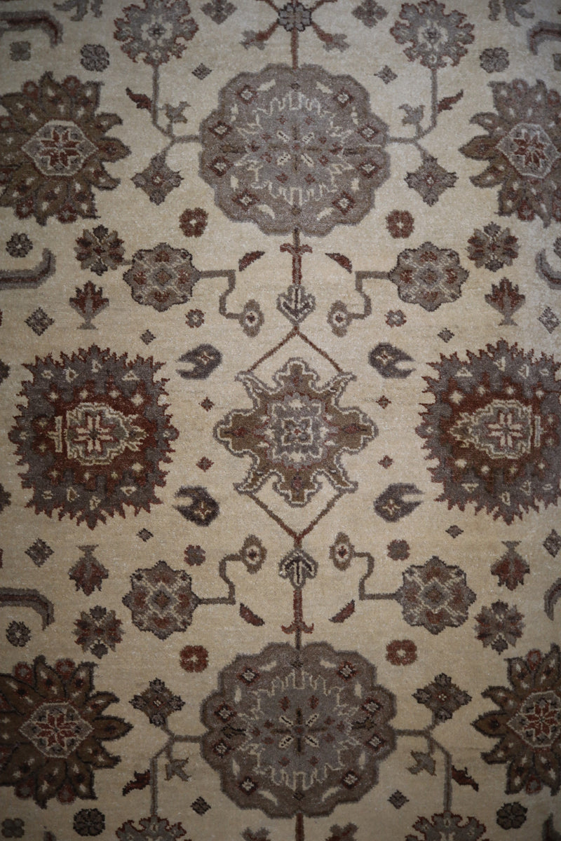 Oushak Rug, Persian Design Rug, 6x9 Rug, Area Rug For Bedroom