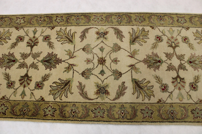 2'6" x 10'3" Persian Design Hand Knotted Runner