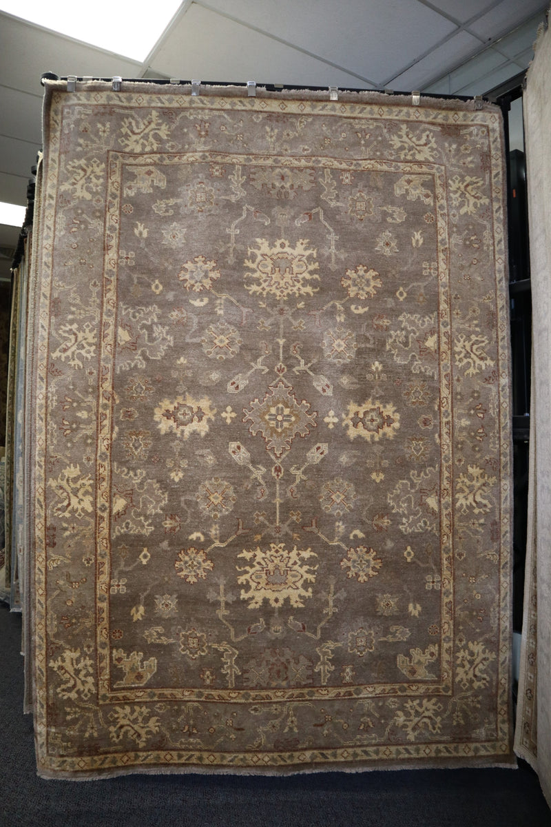 Hand Knotted Persian Rug, Oushak Rug, Area Rugs For Bedroom