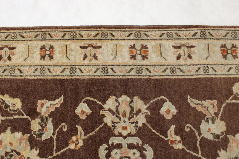 2'9" x 9'10" Oushak Hand Knotted Runner