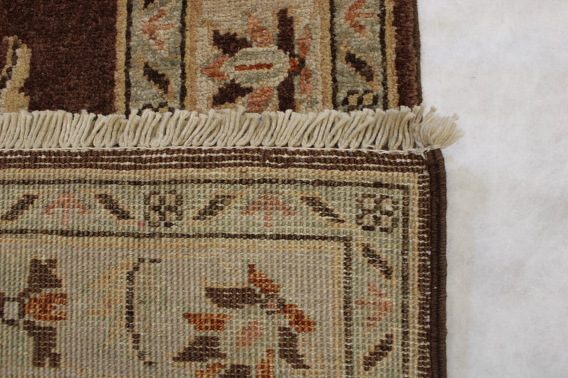 2'9" x 9'10" Oushak Hand Knotted Runner