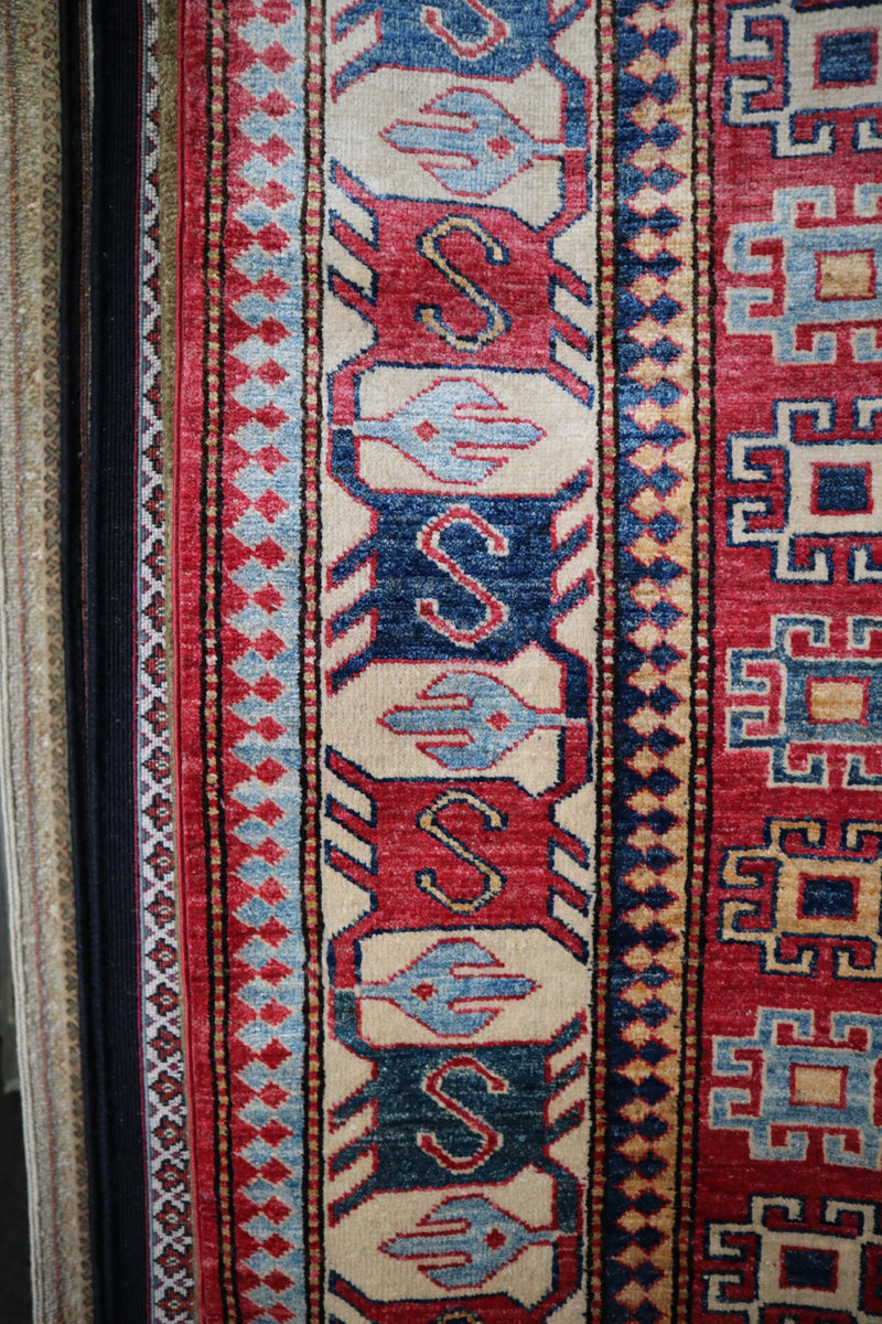 Kazak Rug, Tribal Rug, 6x8 Rug, Area Rugs For Bedroom