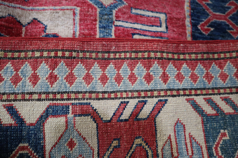 Kazak Rug, Tribal Rug, 6x8 Rug, Area Rugs For Bedroom