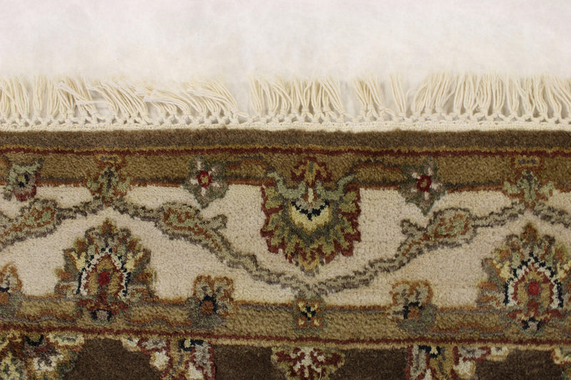 2'7" x 10'0" Silk Flower Hand Knotted Runner