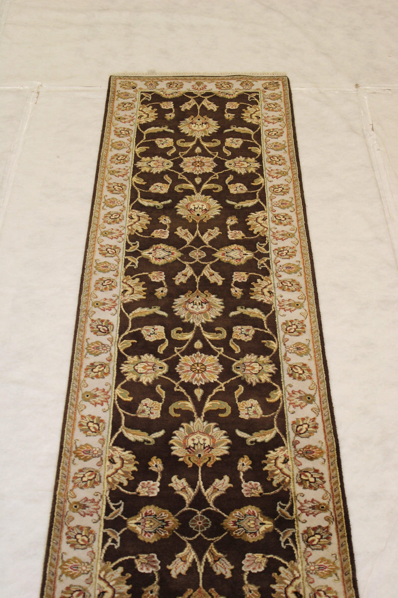 2'6" x 10'0" Silk Flower Handmade Runner