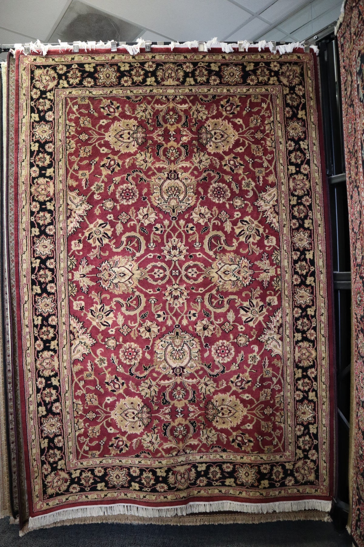 Herbal Rug, Traditional Rug, Indian Wool Rug, Area Rug On Carpet