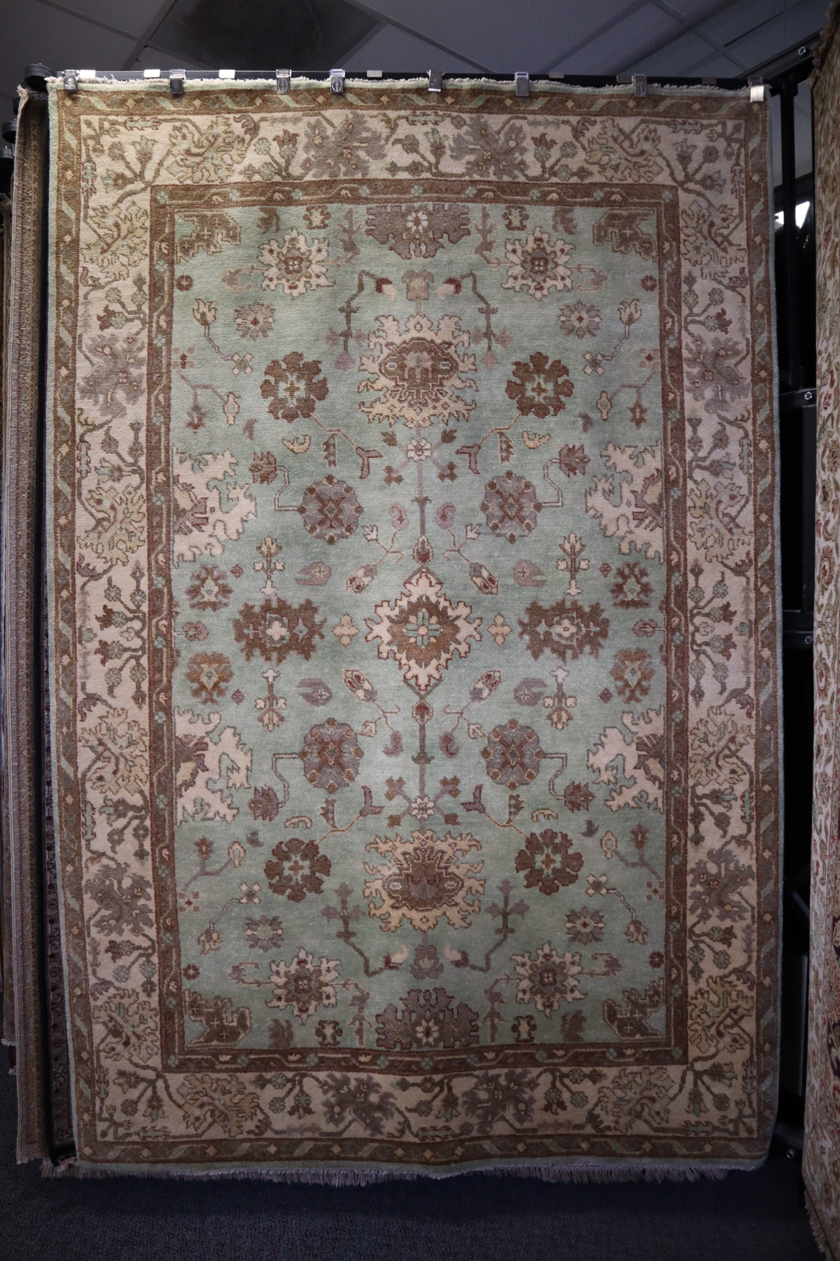 Persian Wool Rug, Oushak Rug, Fine Quality Rug, Area Rugs Near Me