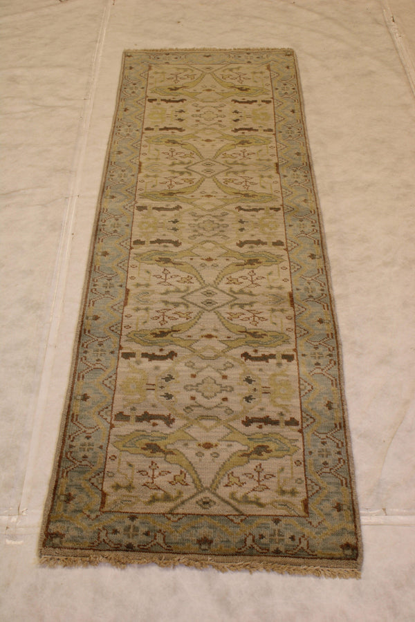 Oushak Hand Knotted Wool Runner, Usa Rugs, Capel Rugs