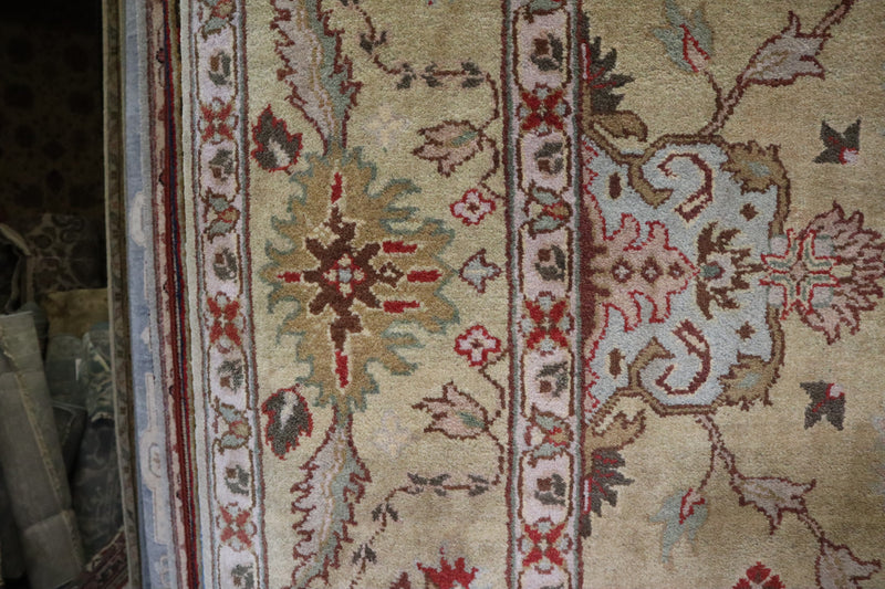 Oushak Rug, Indian Rug, Hand Knotted Rug, 6x9 Area Rug