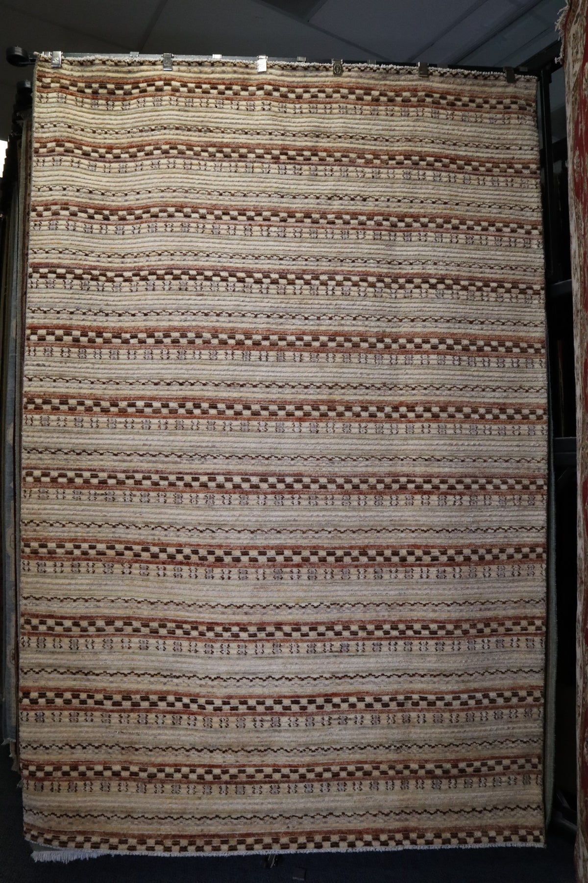 Oushak Rug, Afghani Tribal Rug, Vegetable Dye Rug, 6x9 Rug