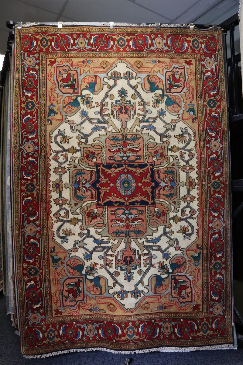 Serapi Rug, Persian Design Rug, Hand Knotted Indian Rug