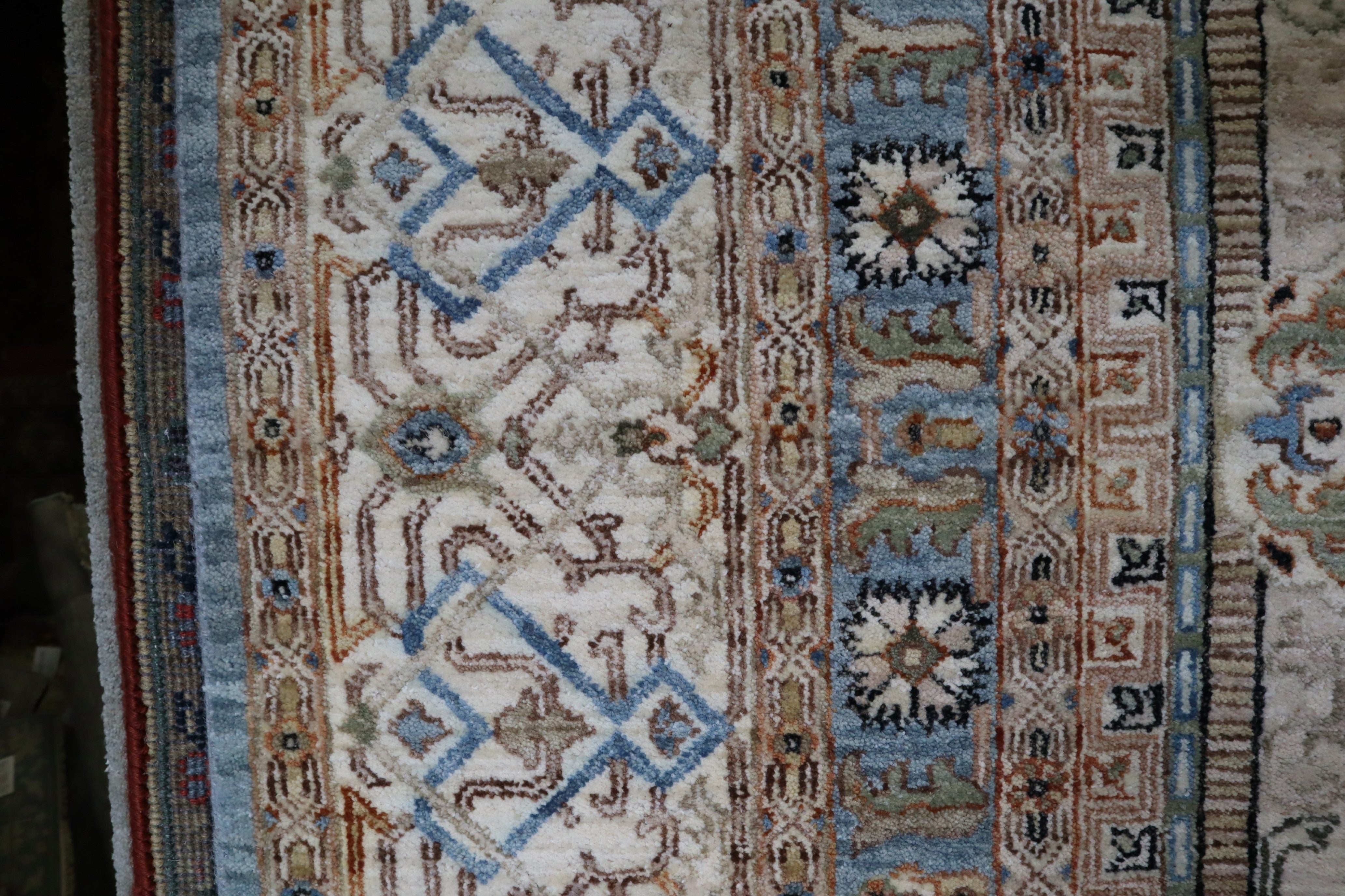 Mumlook Rug, Persian Design Rug, Hand Knotted Indian Rug