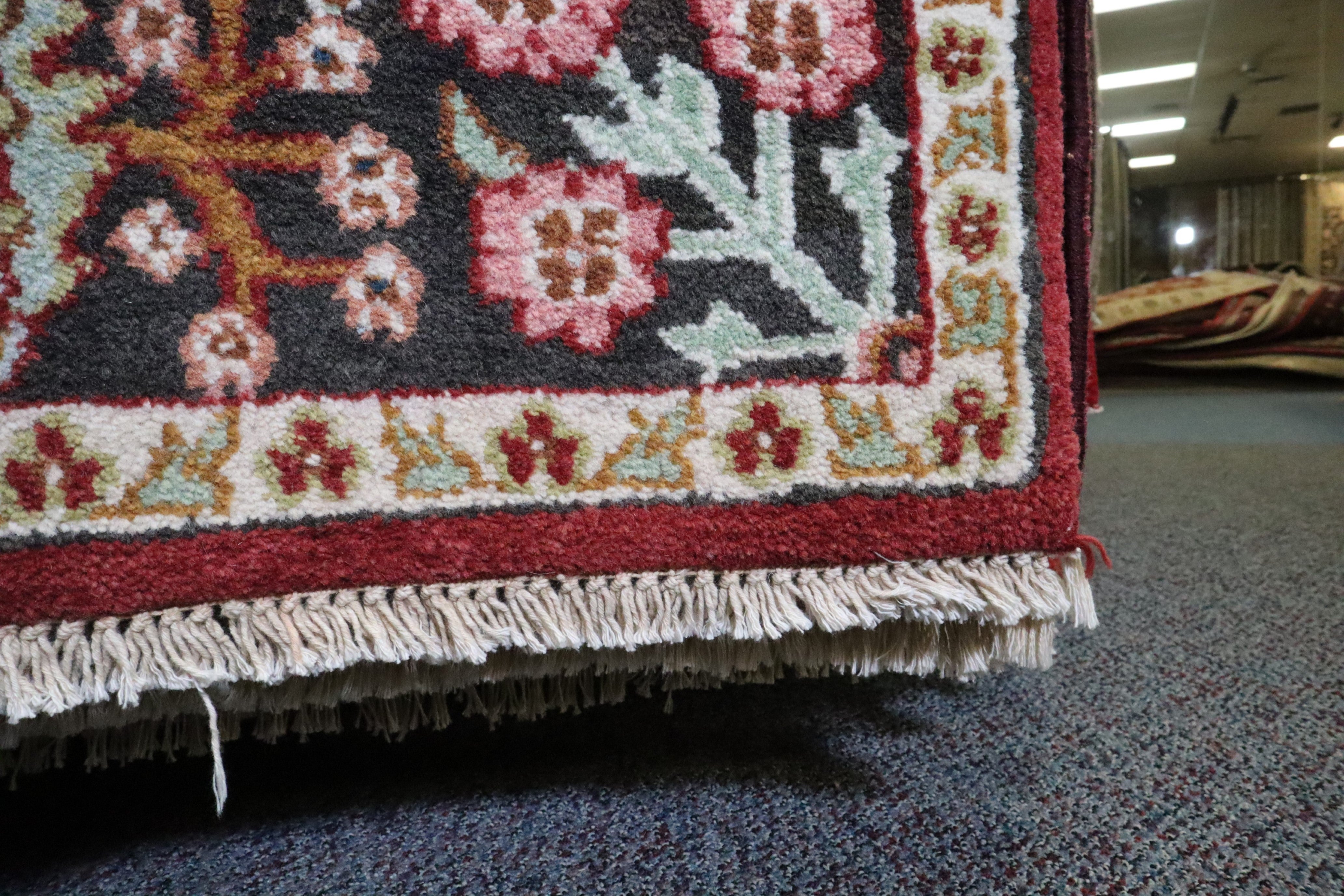 Floral Rug, Persian Rug, Hand Knotted Wool Rug, 6x9 Rug