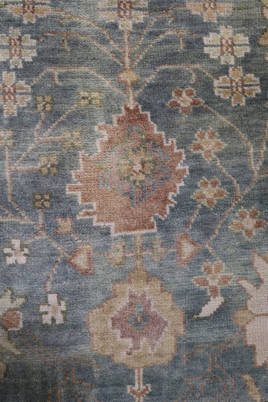 Indian Wool Rug, Oushak Design Rug, Area Rug 6x9, Rugs To Go