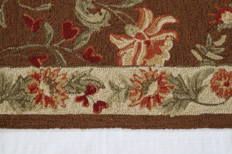 Floral Rug, Handmade Indian Rug