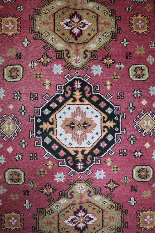 Kazak Rug, Colorful Area Rug