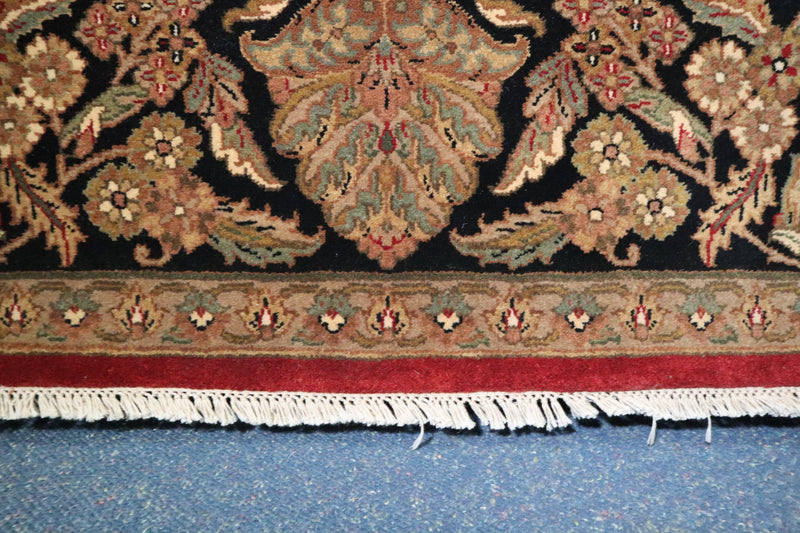 Jaipur Rug, Indian Rug, Red Hand Knotted Rug