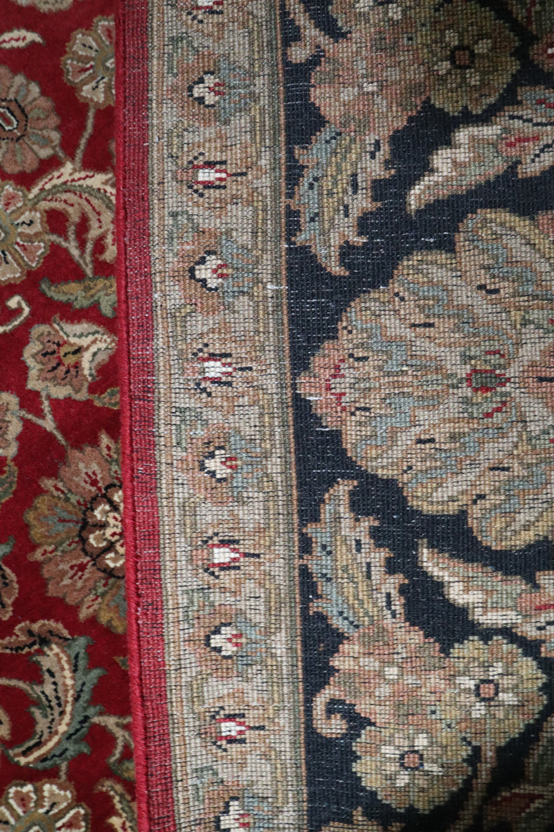 Jaipur Rug, Indian Rug, Red Hand Knotted Rug