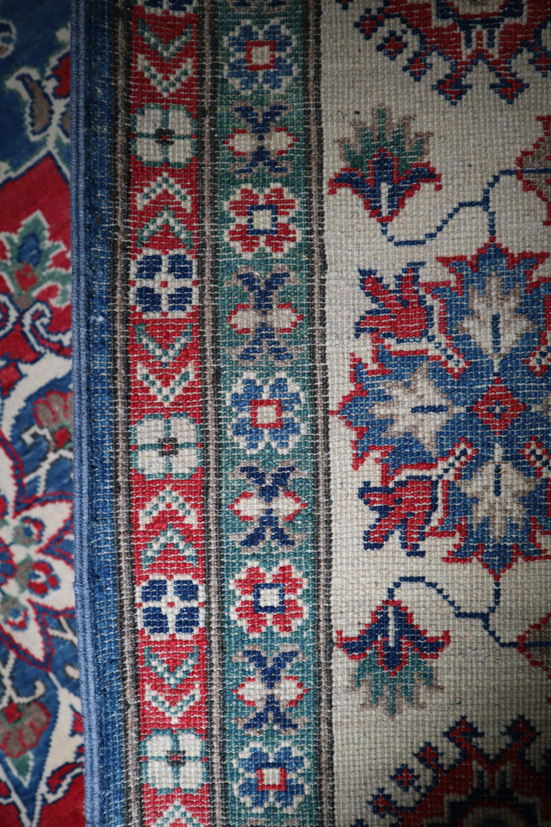 Kazak Rug, Bright Rug, Afghan Rug, Vegetable Dye Rug