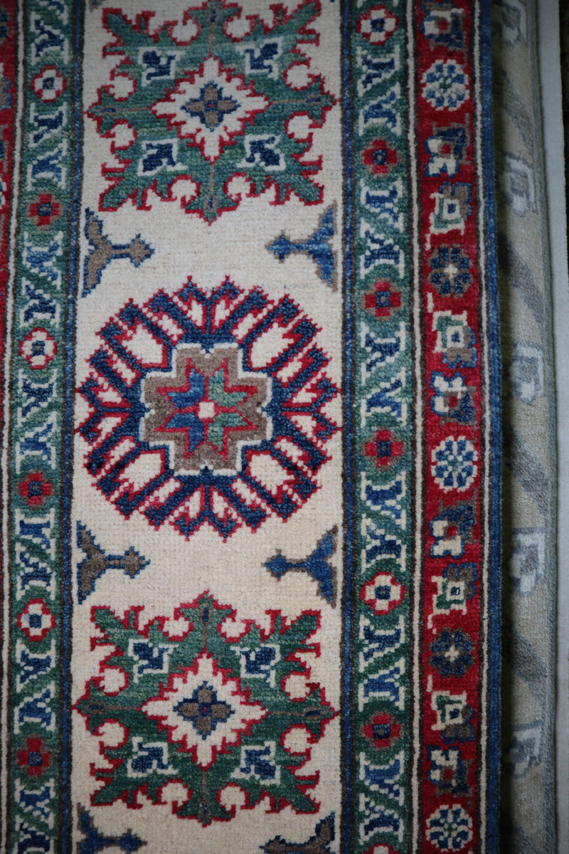 Kazak Rug, Oriental Rug, Colorful Area Rug