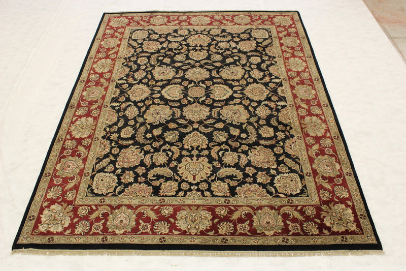 Jaipur Rug, Black Oriental Rugs, Area Rug, Discounted Rugs, 9x12 Rug