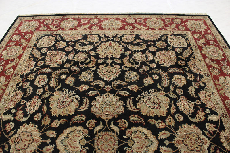 Jaipur Rug, Black Oriental Rugs, Area Rug, Discounted Rugs, 9x12 Rug