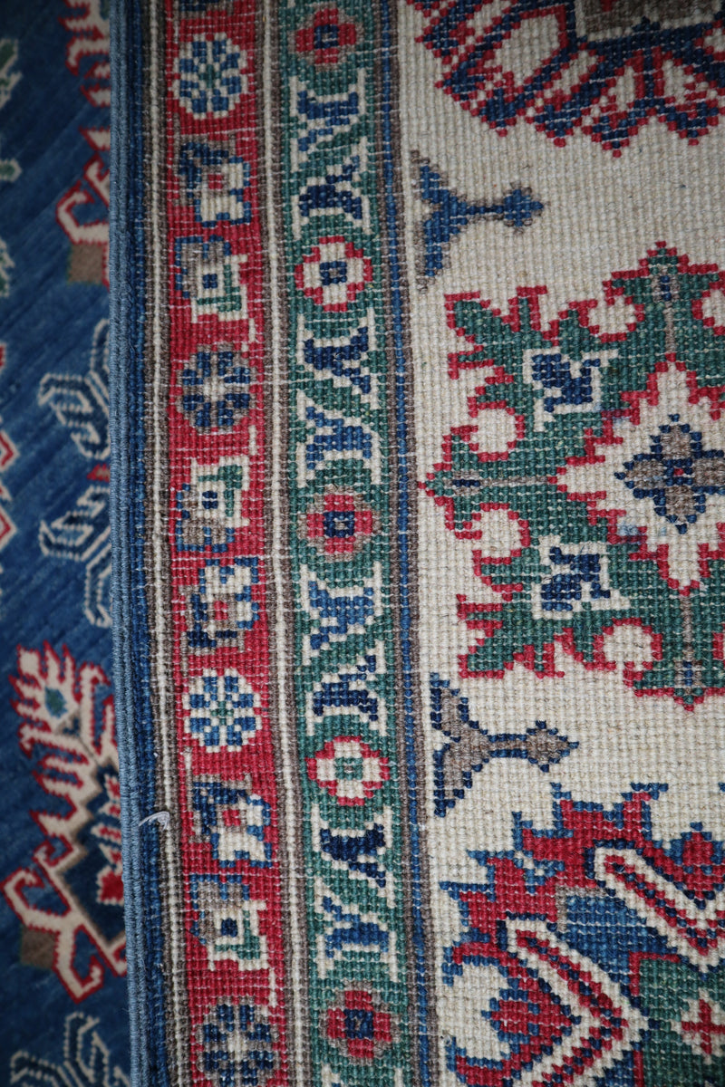 Kazak Rug, Oriental Rug, Colorful Area Rug