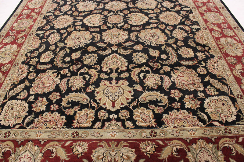 Jaipur Rug, Black Oriental Rugs, Area Rug, Discounted Rugs, 9x12 Rug