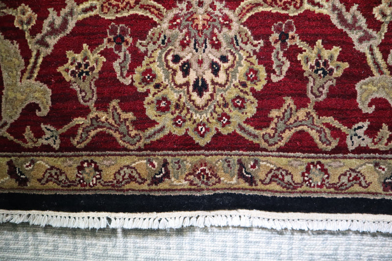 Jaipur Rug, Black Rug, Hand Knotted Oriental Rug