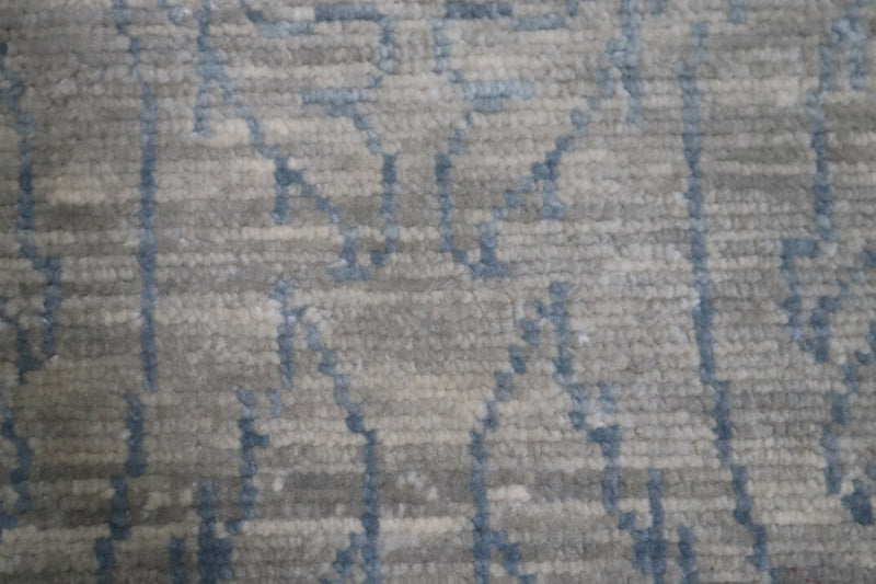 Ocean Breeze Rug, Kashmir Rug, Hand Knotted Wool Rug