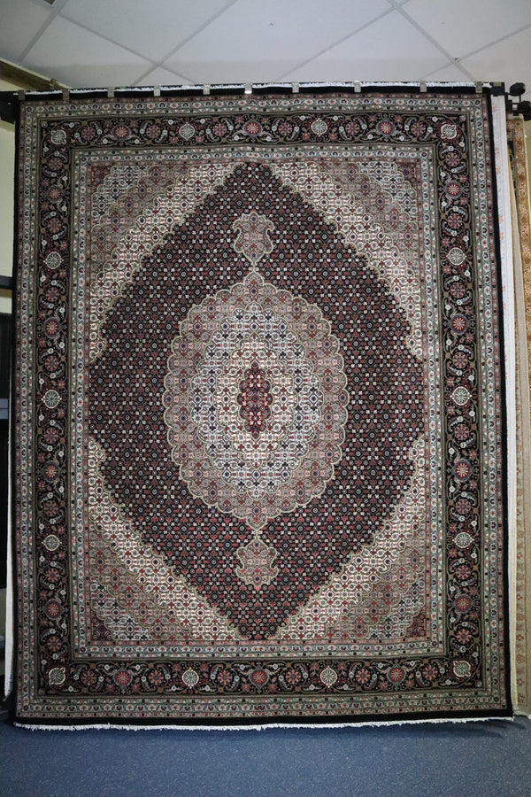 Mahi Tabriz Rug, Persian Design Rug, Afghan Wool Rug