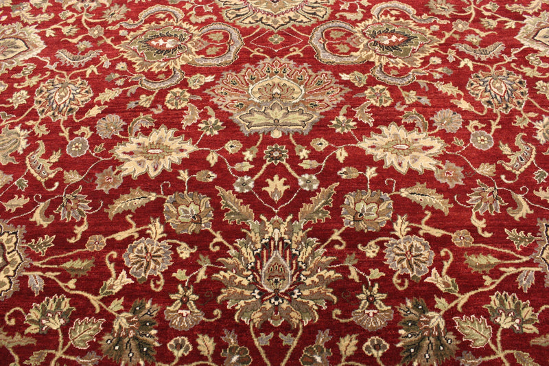 Red Rug, Hand Knotted Rugs, Traditional Rug, Types Of Oriental Rugs, 9x12 Rug